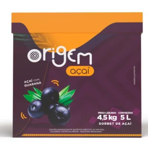 Açaí Tradicional Caixa 4,5kg/5lts - Origem